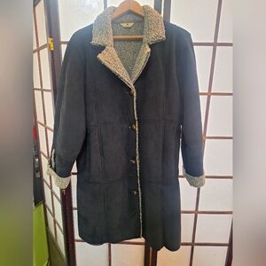 Woolrich faux sherling coat , XL